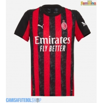 Camisa de time de futebol AC Milan Fikayo Tomori #23 Replicas 1º Equipamento Feminina 2025-26 Manga Curta